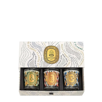 Набор ароматических свечей Diptyque Limited Edition Coton, Sapin, D&eacute;lice 3&times;70 г Diptyque Limited Sapin фото
