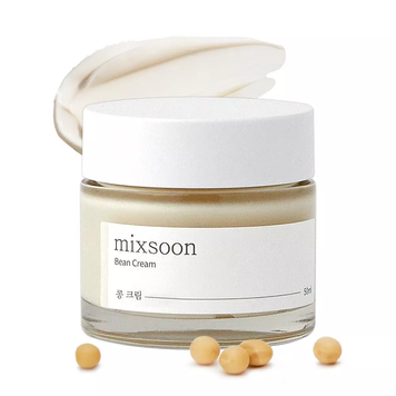Крем для обличчя Mixsoon Bean Cream з екстрактом квасолі, грушею та гранатом, 50 мл Mixsoon Cream фото