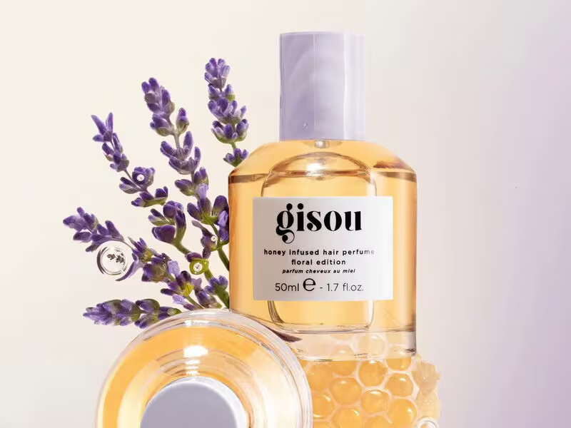 Gisou Honey Infused Hair Perfume Lavender Berry &mdash; парфум для волосся з лавандою, ожиною та медом Мірсалехі, 50мл Perfume Lavender Berry фото