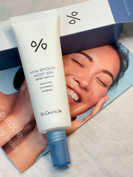 Dr.Ceuracle Hyal Reyouth Moist Sun SPF 50/PA++++ &mdash; Cонцезахисний крем з гіалуроновою кислотою, 50ml Dr.Ceuracle Hyal фото