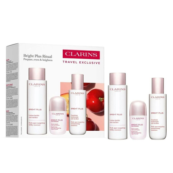 Набор Clarins Bright Plus Ritual SET 3в1: эссенция,сыворотка,эмульсия - против пигментации и тусклости Clarins Bright Plus фото