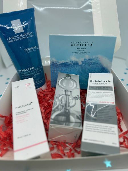Подарочный набор для ухода за лицом 5в1: La Roche-Posay, Medicube, Dr.Althea, Centella 5234277 фото
