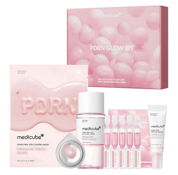 Набор для лица Medicube PDRN Pink Glow Kit с PDRN и коллагеном Medicube Pink Glow Kit фото