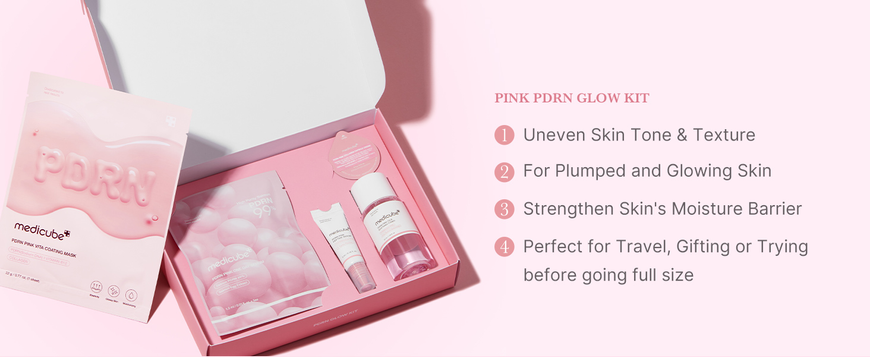 Набор для лица Medicube PDRN Pink Glow Kit с PDRN и коллагеном Medicube Pink Glow Kit фото